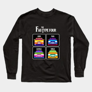 Fab Type 4 cars Long Sleeve T-Shirt